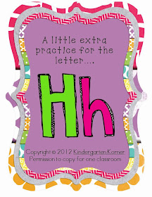 http://www.teacherspayteachers.com/Product/Letter-Hh-Practice-RTI-462119