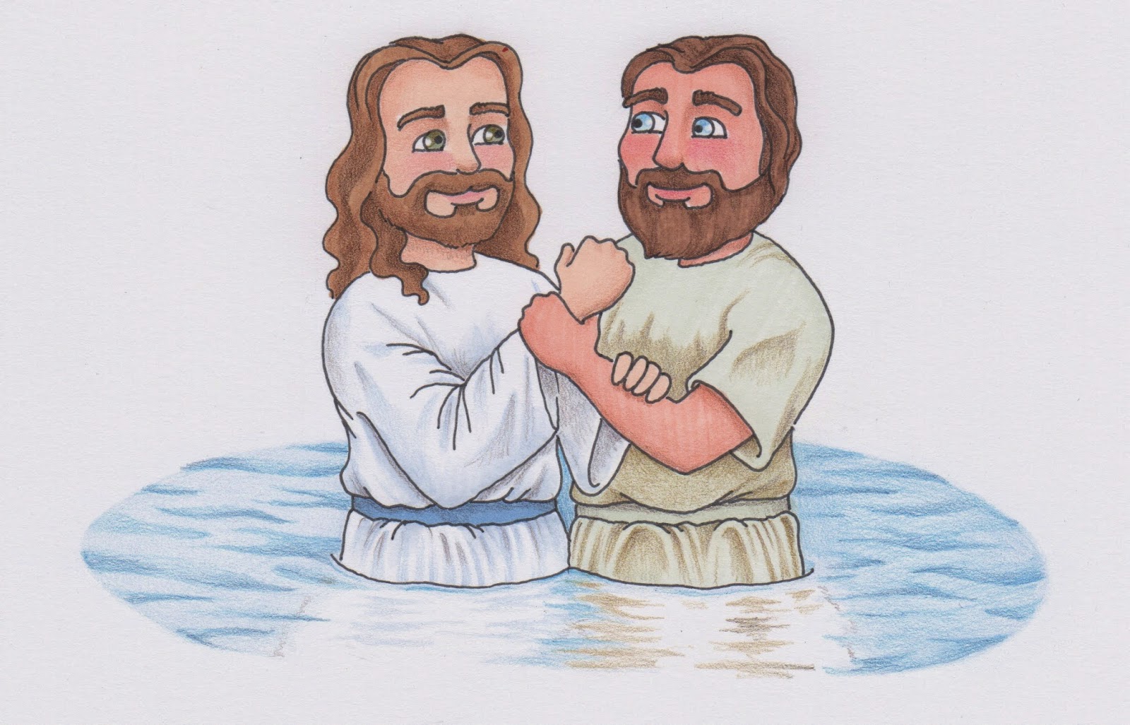 clip art jesus baptism - photo #25