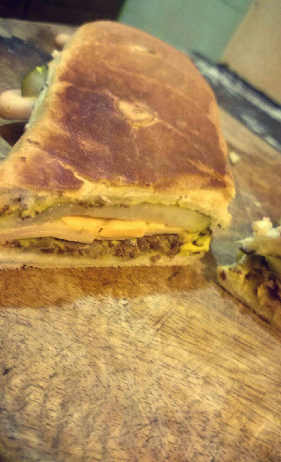 Chef Shamsher Halal Cuban Sandwich