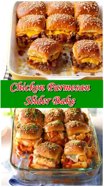 Chicken Parmesan Slider Bake Chicken Parmesan Slider Bake