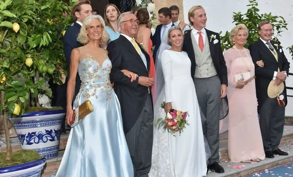 Grand Duke Henri and Grand Duchess Maria-Teresa, Grand Duke Guillaume and Grand Duchess Stephanie, Prince Guillaume and Princess Sibilla, Princess Claire and Prince Felix and Gabriel and Noah, Prince Amedeo and Princess Maria Laura of Belgium