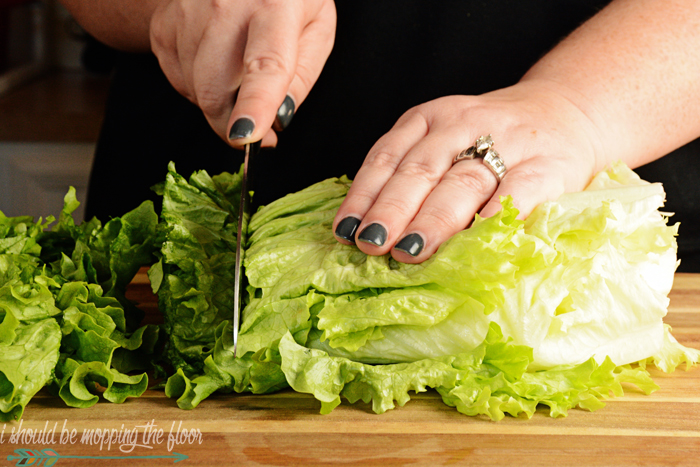 Making a Chopped Salad