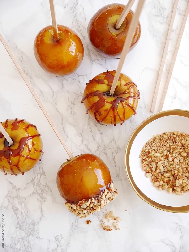 Crunchy Toffee Caramel Apples Recipe Party Ideas Party Printables Blog