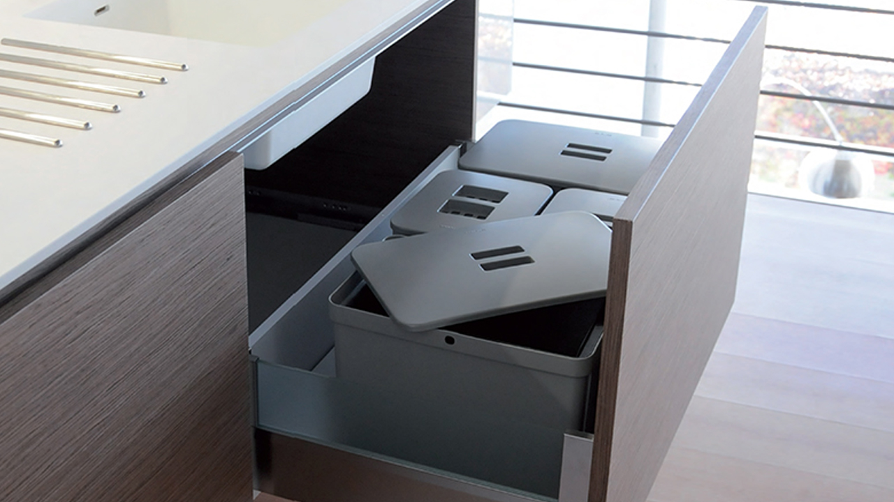 cubos basura cocina