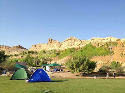 The Green Mubazzarah camp site