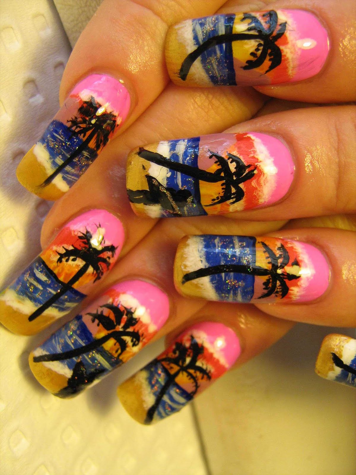 Nail E Designs: Beach Nail Designs Picture | Summer Nails Polish