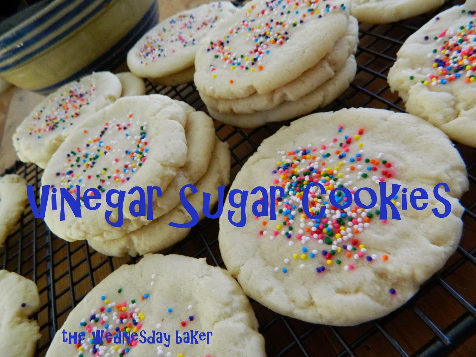 The Wednesday Baker VINEGAR SUGAR COOKIES