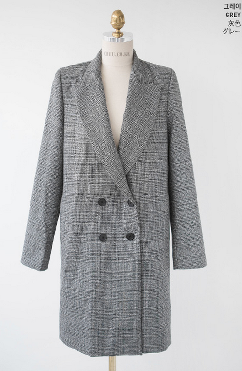 [Chuu] Double-Breasted Two-Button Suit Coat | KSTYLICK - Latest Korean ...