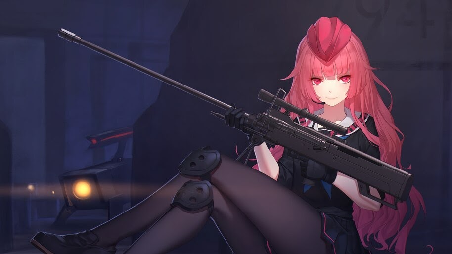 Anime, Girls Frontline, Sniper, Rifle, NTW-20, 4K, #6.1085