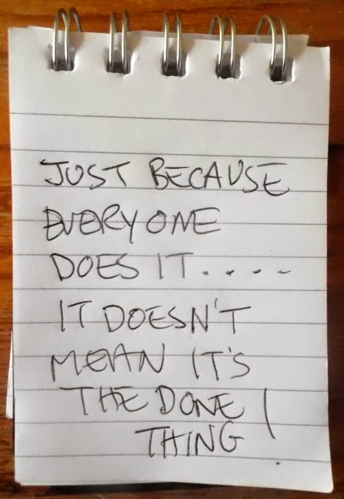 This Note Pad Says....
