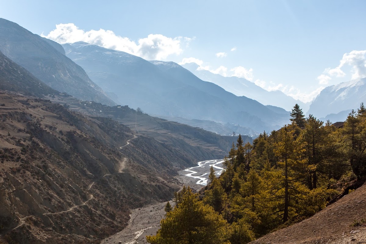 200км по красно-белым черточкам.. Around Annapurna. март-апрель 2017