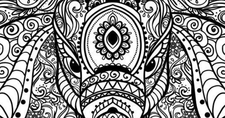 Download Chaos And Crafts Design Free Zentangle Elephant Svg PSD Mockup Templates
