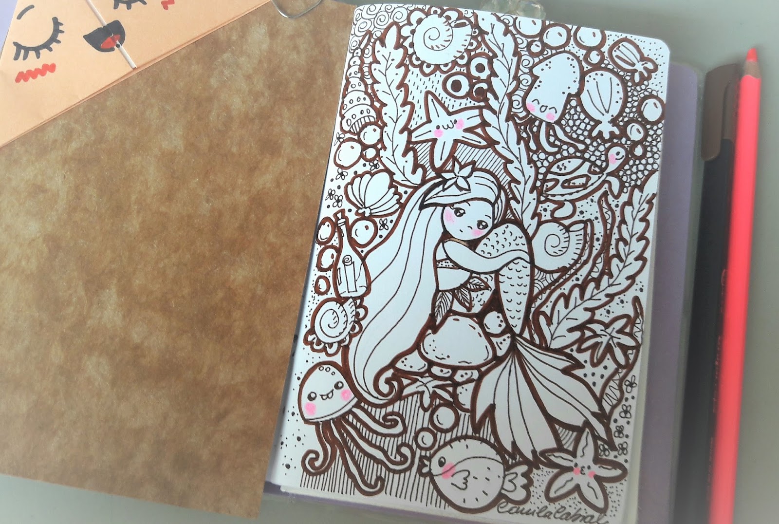 Sketchbook para desenhos kawaii