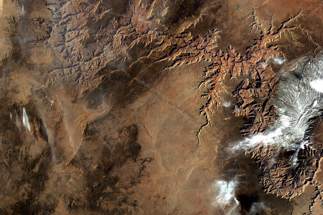 Grand Canyon seen from the International Space Station