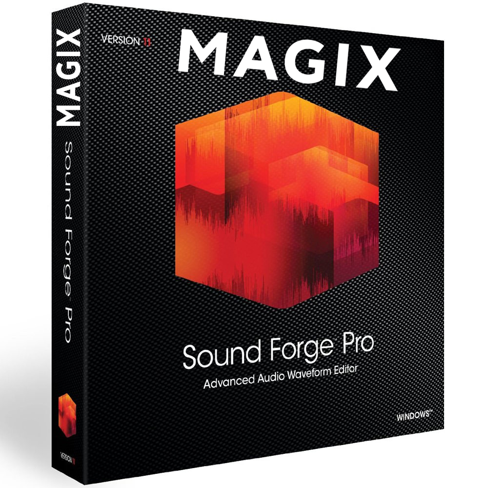 MAGIX Sound Forge Pro 11.0 Build 345 poster box cover