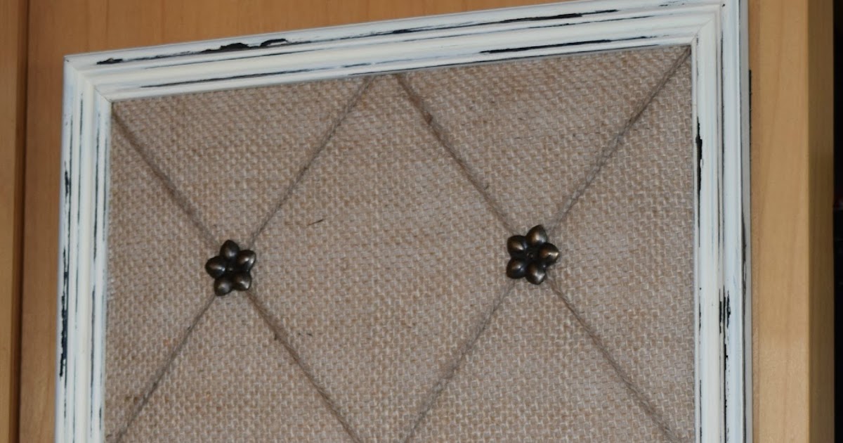 How to Make a Burlap and Twine Memo Board Adventures of a DIY Mom
