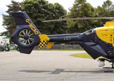 A Fenestron or “fan-in-tail” antitorque system. This design provides an improved margin of safety during ground operations Helicopter Structures