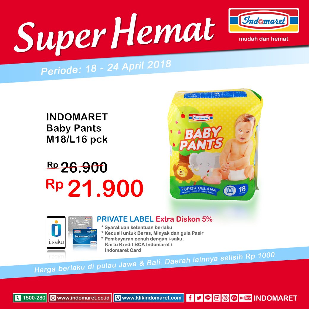Indomaret - Promo Super Hemat Periode 18 - 24 April 2018 - Promosi247 - Tempatnya Info Promosi