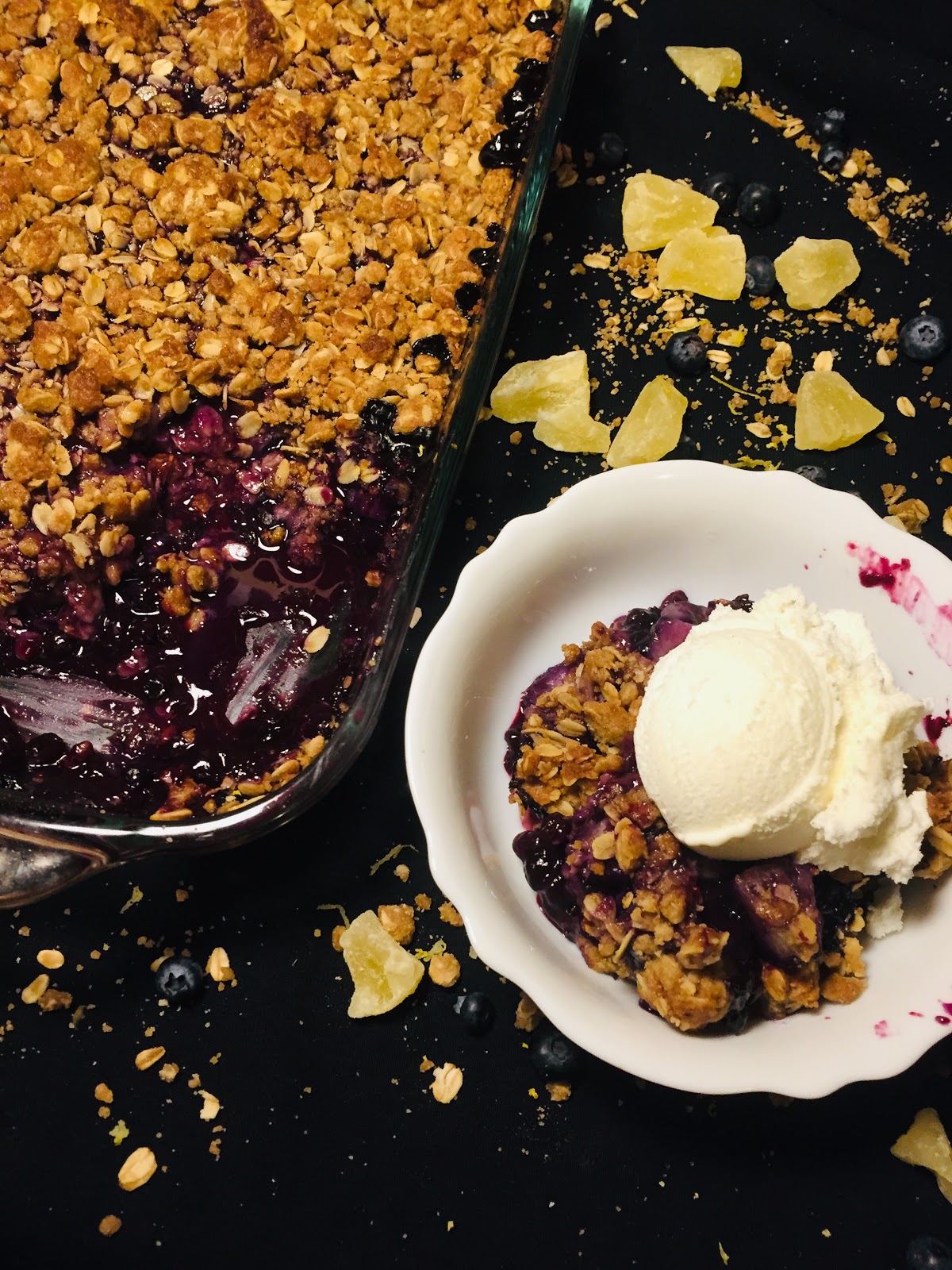Blueberry Pineapple Cobbler