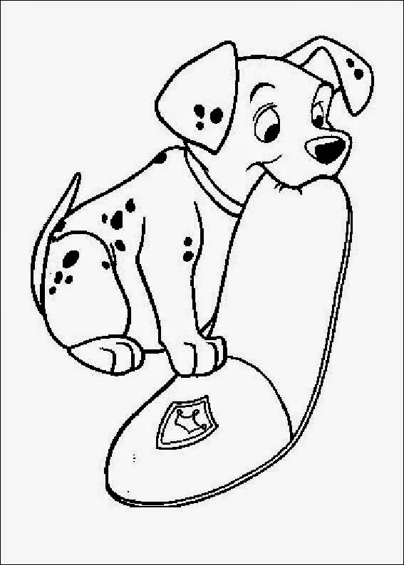 dalmation coloring book pages - photo #23