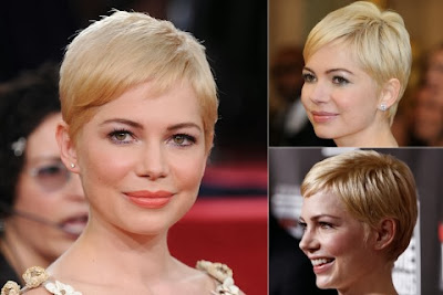 Michelle Williams short haircut bangs Michelle Williams short haircut bangs