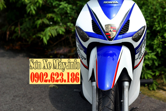 Sơn phối màu Future Neo trắng xanh Gp