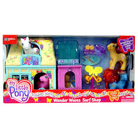 My Little Pony Bowtie Building Playsets Wonder Waves Surf Shop G3 Pony