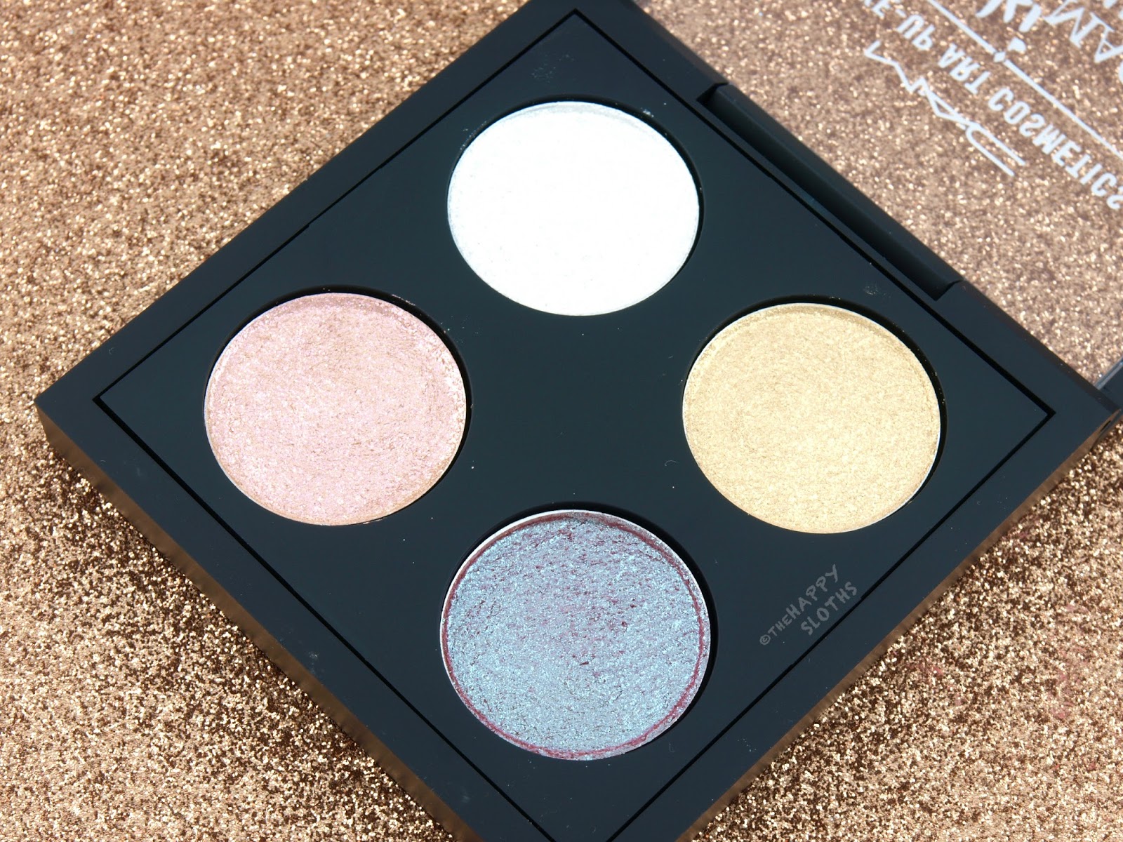 MAC Make-up Art Cosmetics Collection | Kabuki Magic Dazzleshadow X 4 Palette: Review and Swatches 