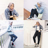 Style Jaket Jeans Crop Wanita Hijab Kekinian