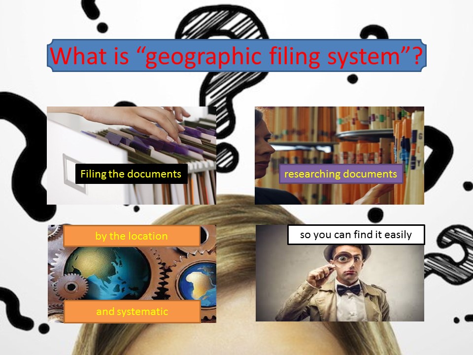 GEOGRAPHIC FILING SYSTEM....Part II