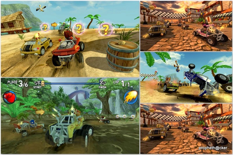 beach buggy android kart racing game