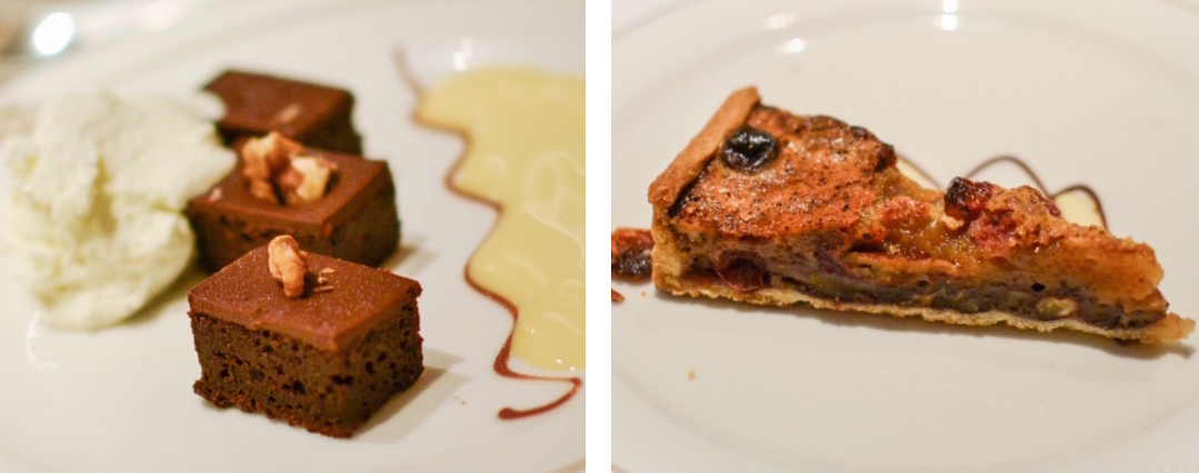 Cunard Queen Elizabeth, Britannia Restaurant, Desserts