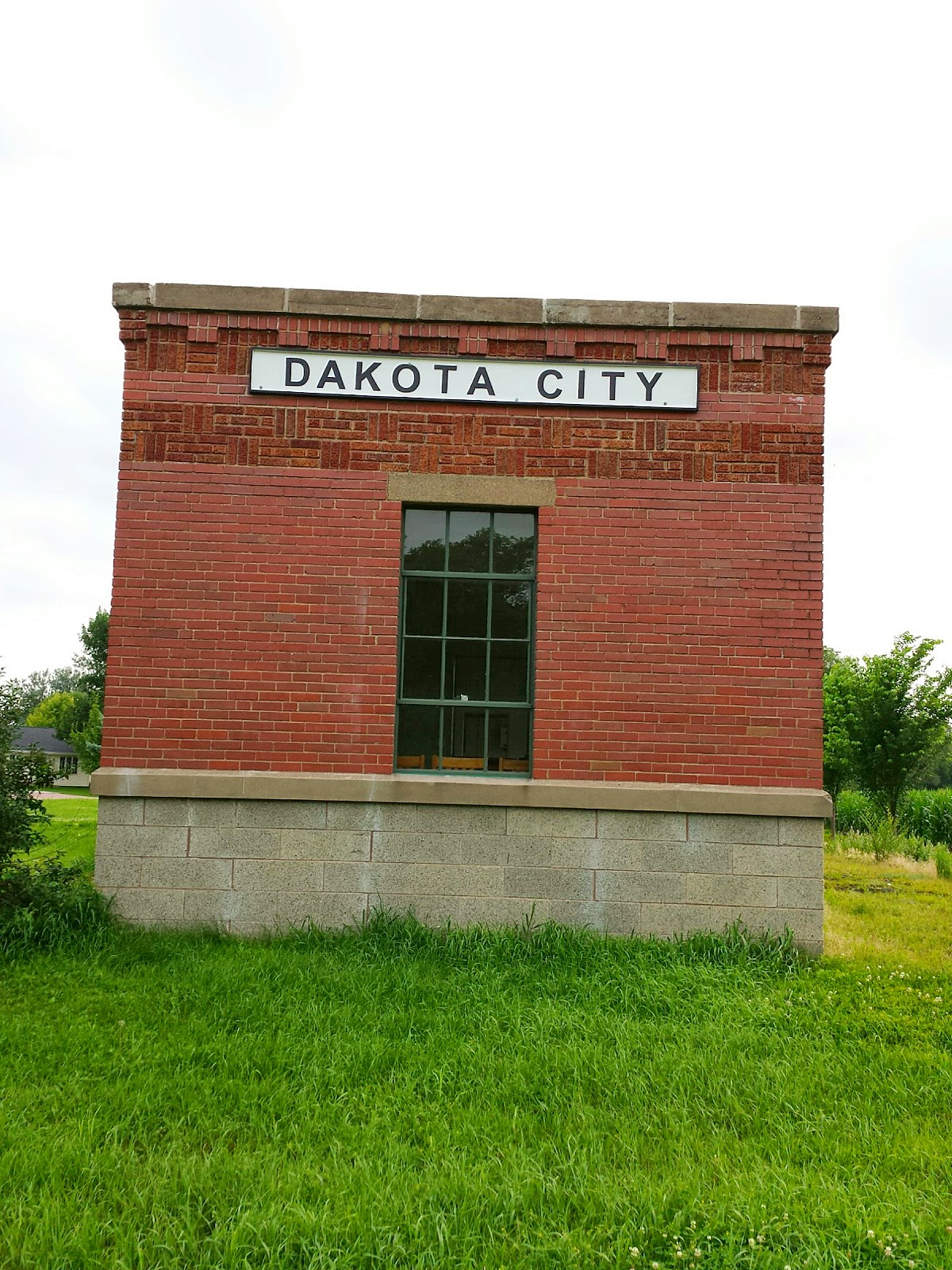History and Culture by Bicycle Dakota City, Nebraska Train Depot