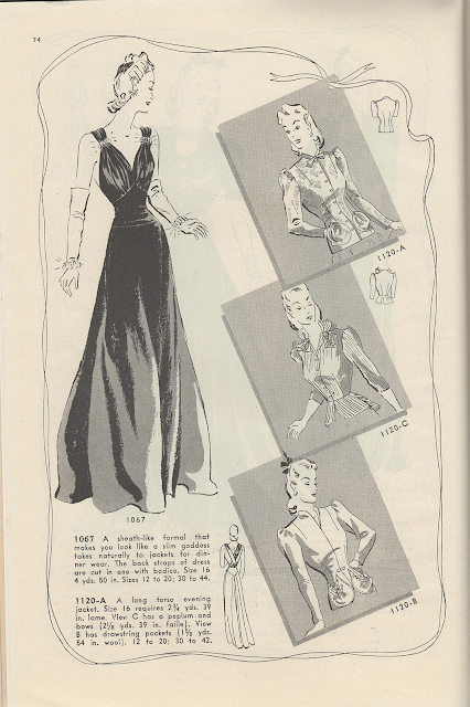 The Closet Historian: Butterick Fashion Magazine Autumn 1940 - Part 3 ...