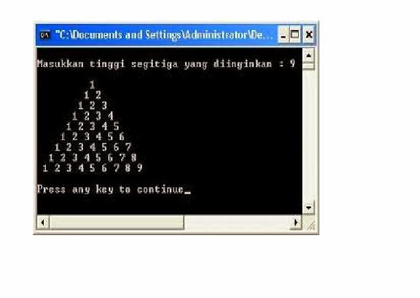 Cara Membuat Bentuk Segitiga dengan Menggunakan Program C++ | Baho Punya