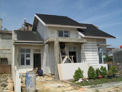 Foto saat pembangunan rumah tipe 70