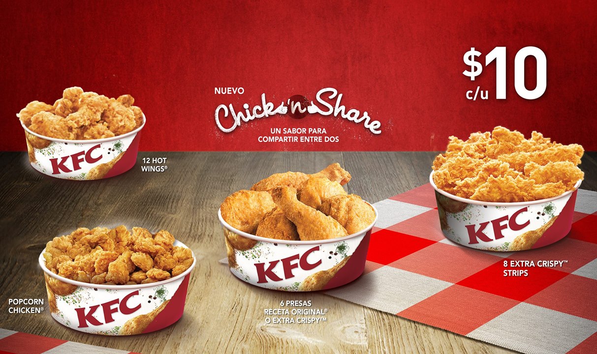 Ahorros Diarios Usando Cupones: Combo de Chicken Share - KFC Puerto Rico