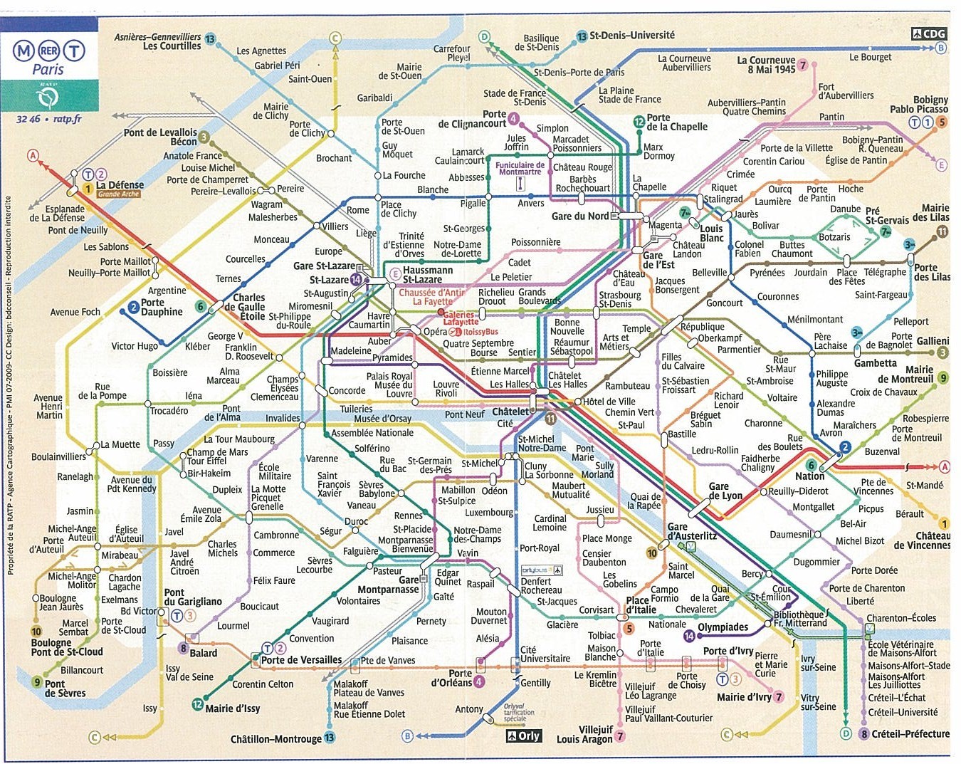艾瑞克的旅行空間: 巴黎地鐵影像