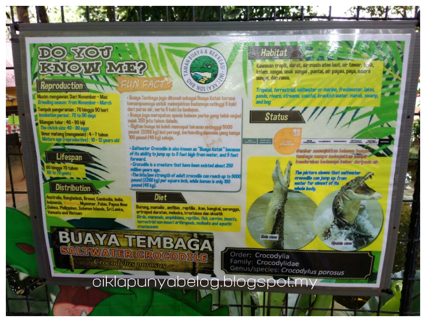 Taman Buaya dan Reakresi, Melaka : Tempat beriadah terbaik untuk seisi keluarga. Sambil beriadah, sambil tengok buaya! Taman Buaya dan Reakresi, Melaka : Tempat beriadah terbaik untuk seisi keluarga. Sambil beriadah, sambil tengok buaya!