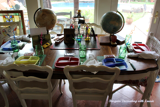 BARGAIN DECORATING WITH LAURIE: BACK TO SCHOOL DINNER