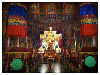 Benchen monastery gompa