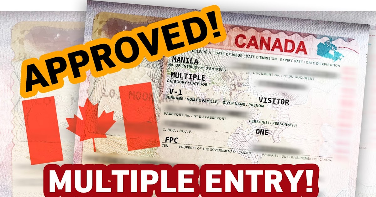 Canada Tourist Visa Stamp