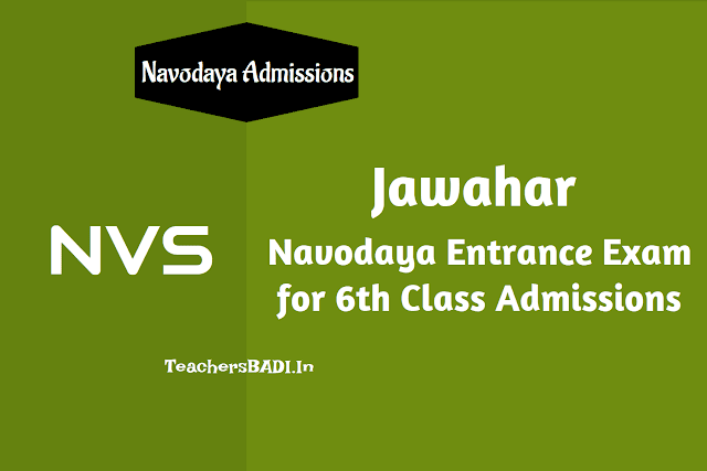 Navodaya Entrance Exam 2020 |JNVS Entrance Test 2020 |JNVS Selection Test 2020 navodaya entrance test 2020,navodaya vidyalayas admissions 2020,navodaya 6th class admissions,jnvs selection test 2020,jnvs 6th class entrance exam 2020,nvs entrance exam date,eligibility,how to apply,application form,fee,last date