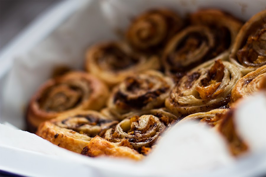 Rollitos de canela y naranja fáciles 