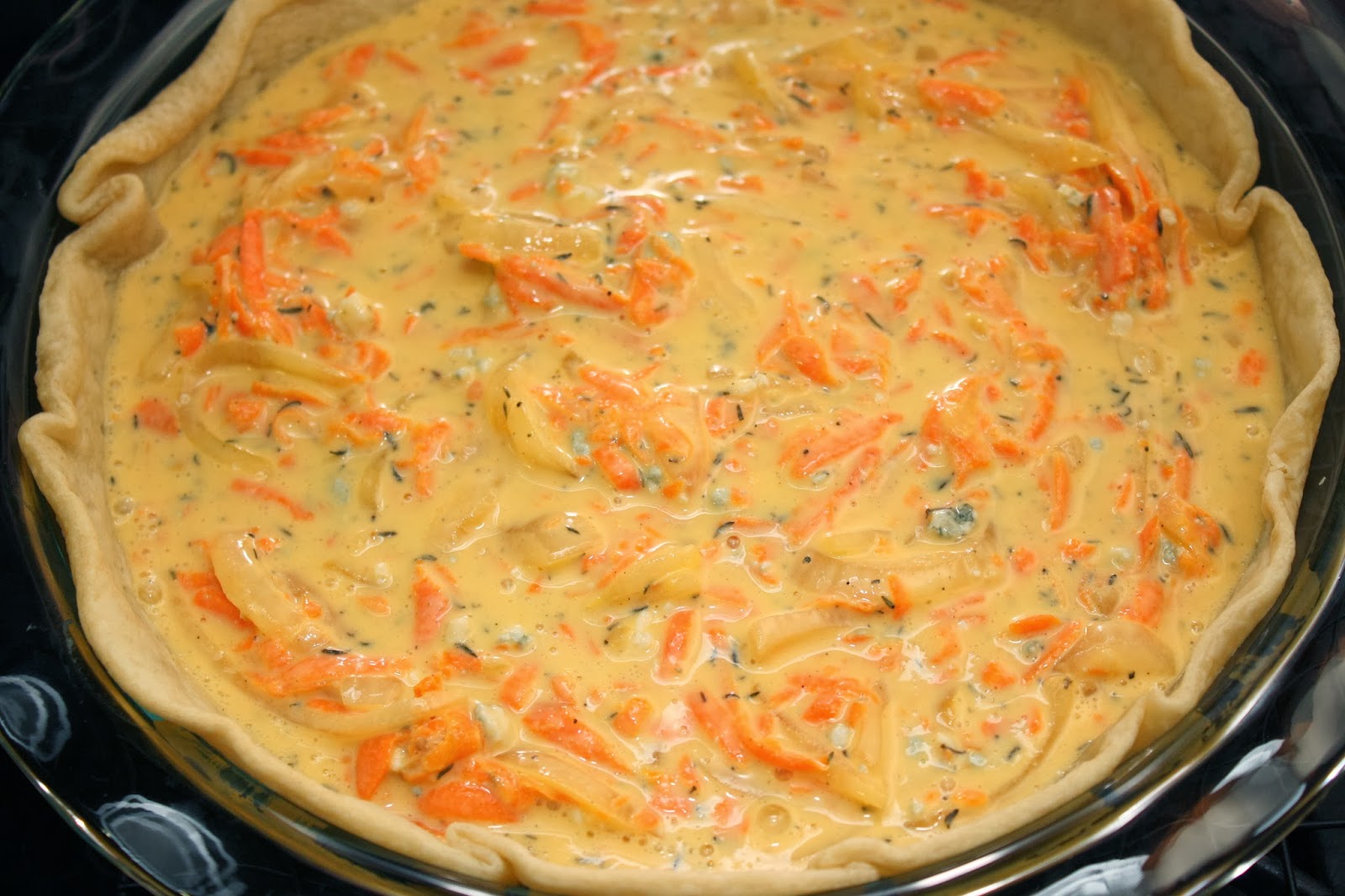 The Bitchin' Kitchin' Sweet Potato & Onion Quiche