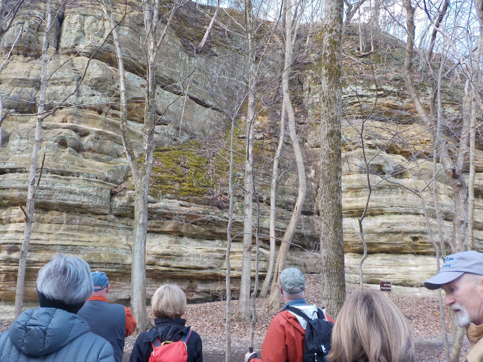 Hike Starved Rock Council Overhang, Ottawa, Kaskaskia, Illinois