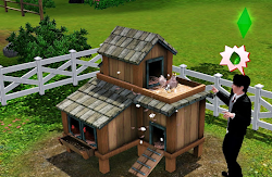 galinheiro ave sims3 downloads feathers fowl coop penas fix chicken