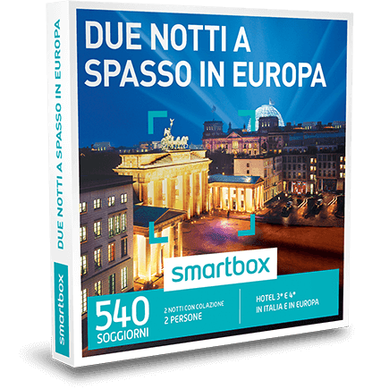 SMARTBOX Cofanetto Regalo Due notti a spasso in Europa €199.90 SMARTBOX Cofanetto Regalo Due notti a spasso in Europa €199.90
