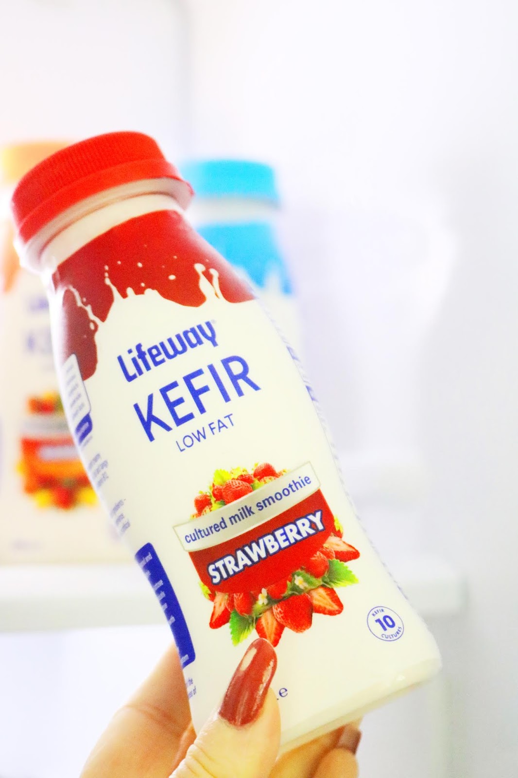 Lifeway Low-Fat Strawberry Kefir Milk Smoothie
