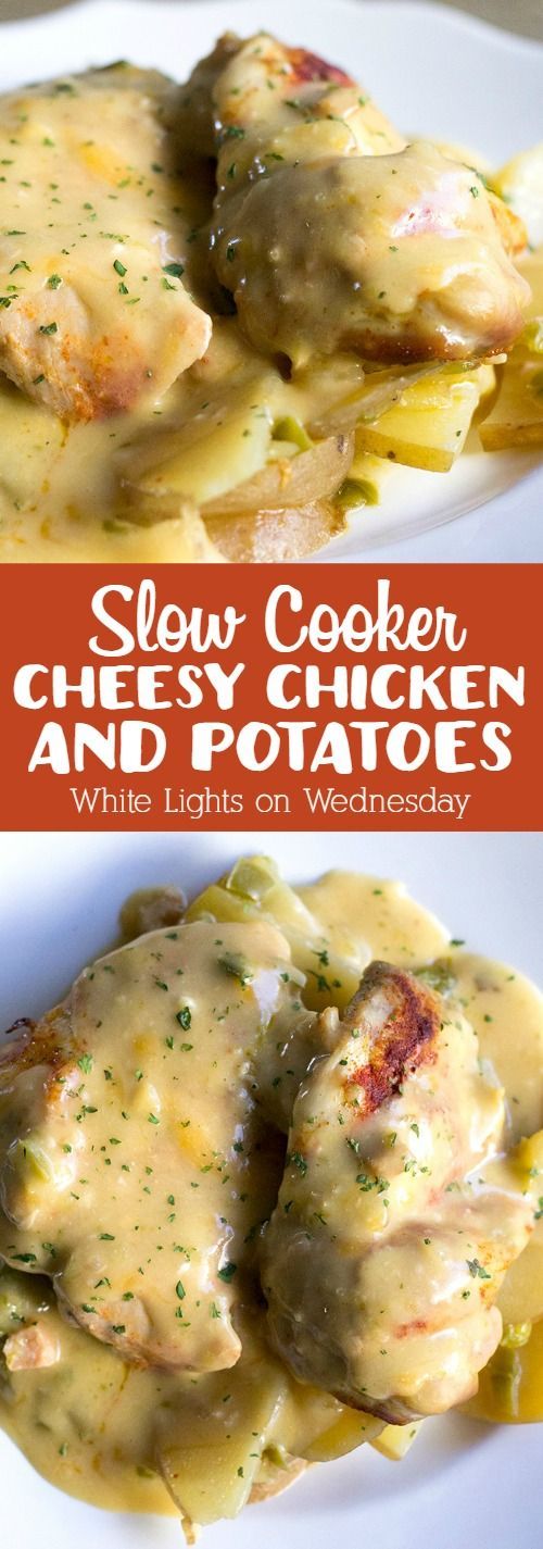 Slow Cooker Cheesy Chicken & Potatoes Recipe CUCINA DE YUNG
